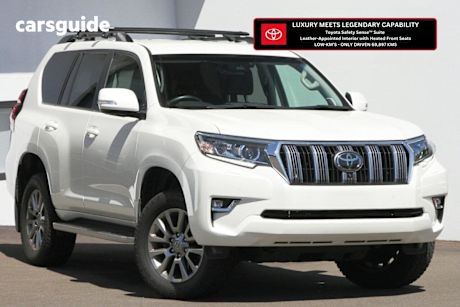 White 2020 Toyota Landcruiser Prado Wagon Vx