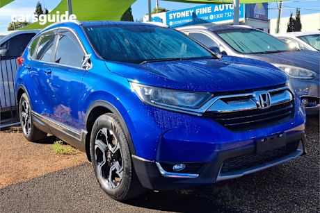 Blue 2017 Honda CR-V Wagon Vti-Lx (Awd)