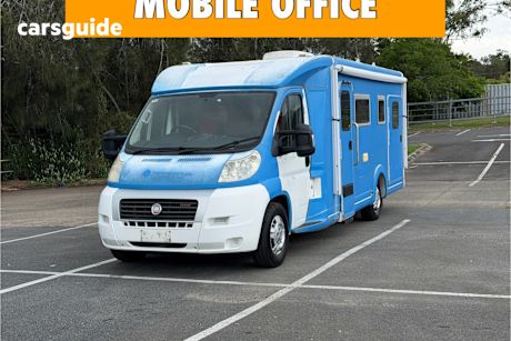 Blue 2014 Fiat Ducato Commercial
