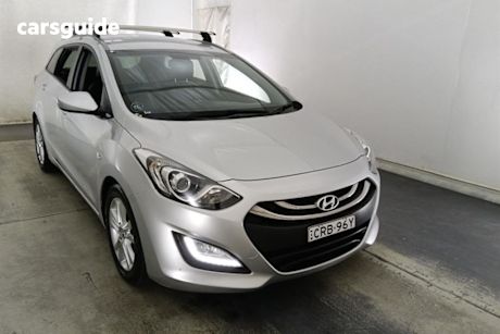 Silver 2013 Hyundai I30 Wagon Tourer Active 1.6 Gdi