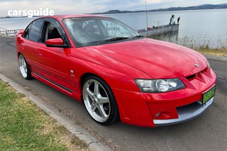 Red 2003 HSV Clubsport Sedan