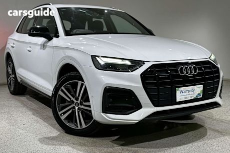 White 2021 Audi Q5 Wagon 40 Tdi Quattro Sport Mhev