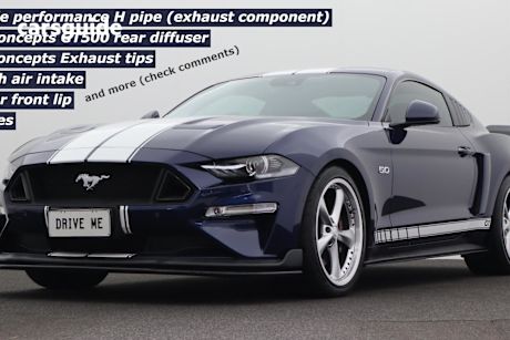Blue 2020 Ford Mustang Fastback Gt 5.0 V8