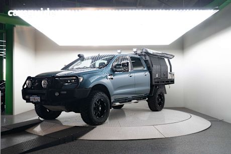 Grey 2012 Ford Ranger Dual Cab Utility Xl 3.2 (4X4)