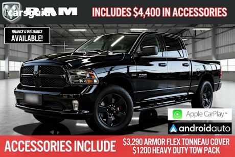 Black 2022 Ram 1500 Crew Cab Utility Express