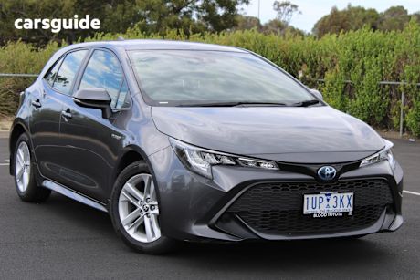 Grey 2021 Toyota Corolla Hatchback Ascent Sport Hybrid