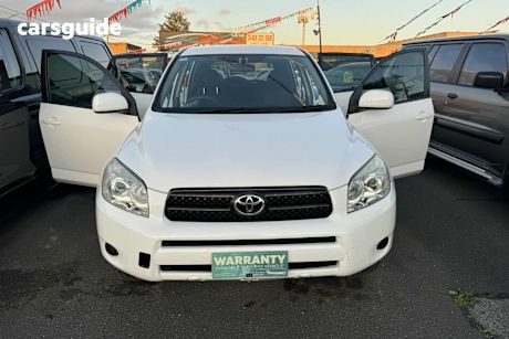 White 2007 Toyota RAV4 Wagon Cv (4X4)