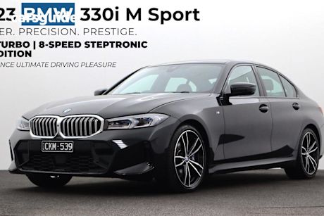 Black 2023 BMW 330I Sedan M Sport