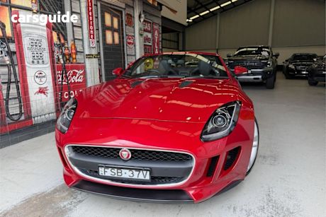 Red 2017 Jaguar F-Type Convertible V6
