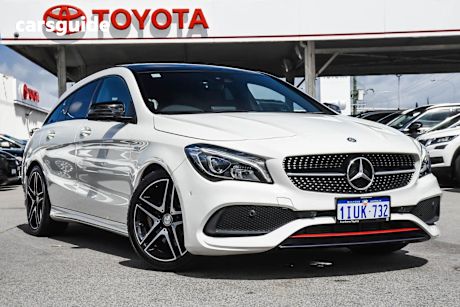 White 2017 Mercedes-Benz CLA250 Wagon Sport 4Matic S/Brake