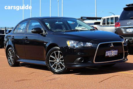 Black 2015 Mitsubishi Lancer Sedan Es Sport