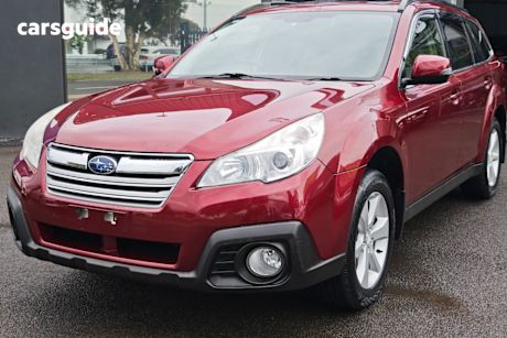 Red 2013 Subaru Outback Wagon 2.5I Premium