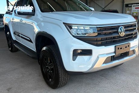White 2025 Volkswagen Amarok Dual Cab Utility 10-Deserts Edt Tdi500 4Motion