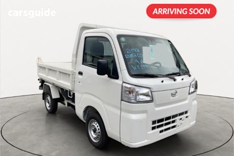 White 2024 Daihatsu Hijet Ute Tray MULTIPURPOSE DUMP 4WD