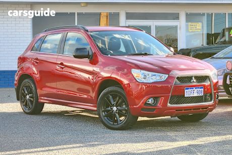 Red 2011 Mitsubishi ASX Wagon (2Wd)