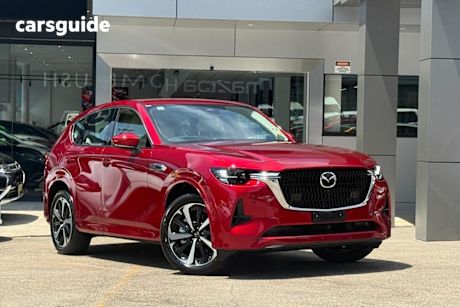 Red 2025 Mazda CX-60 Wagon P50E Azami Phev