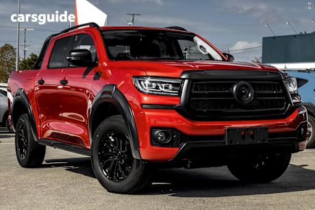 Red 2025 GWM Cannon Dual Cab Utility Vanta (4X4)