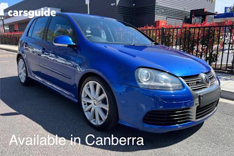 Blue 2008 Volkswagen Golf Hatchback R32