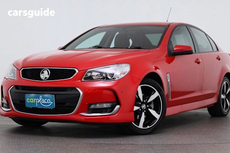 Red 2017 Holden Commodore Sedan Sv6