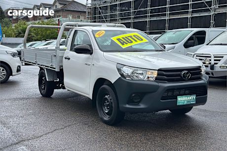 White 2022 Toyota Hilux Cab Chassis Workmate (4X2)