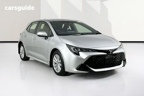 Silver 2024 Toyota Corolla Hatchback Ascent Sport