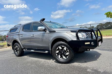 Grey 2016 Mitsubishi Triton Dual Cab Utility Exceed (4X4)