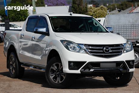 White 2018 Mazda BT-50 Dual Cab Utility Xtr (4X2)
