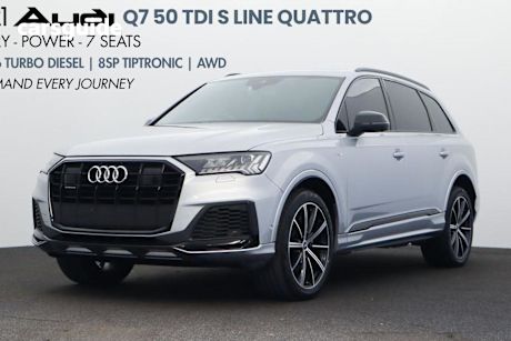 Silver 2021 Audi Q7 Wagon 50 Tdi Quattro S Line Mhev