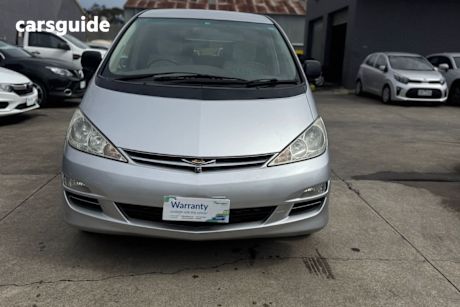 Silver 2004 Toyota Estima Wagon Aeras