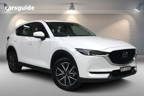 White 2021 Mazda CX-5 Wagon Gt (Awd)