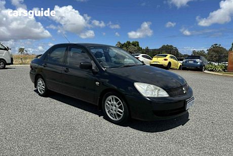 Black 2007 Mitsubishi Lancer Sedan Es