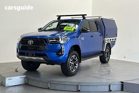 Blue 2024 Toyota Hilux Double Cab Pick Up Sr5 (4X4)