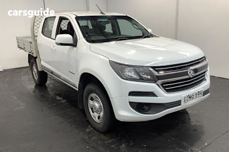 White 2016 Holden Colorado Crew Cab Chassis Ls (4X2)