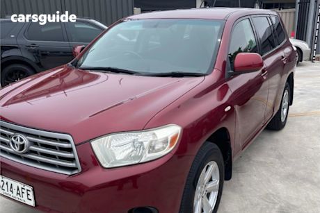 Red 2009 Toyota Kluger Wagon Kx-R (Fwd) 5 Seat