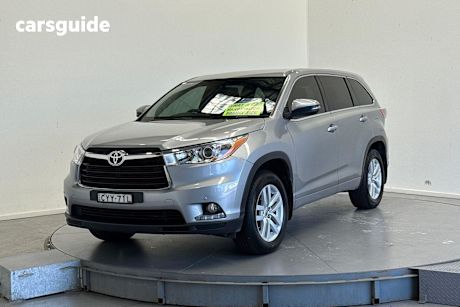 Silver 2015 Toyota Kluger Wagon Gx (4X4)