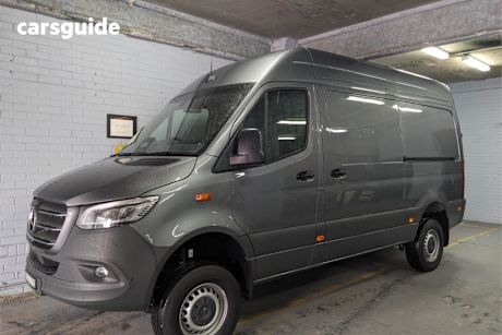 Grey 2025 Mercedes-Benz Sprinter Van 419Cdi Vs30 Mwb Rwd