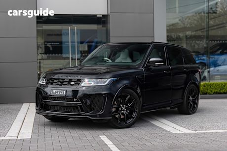 Black 2019 Land Rover Range Rover Sport Wagon V8 Sc Svr (423Kw)