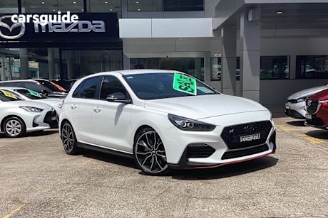White 2019 Hyundai I30 Hatchback N Performance