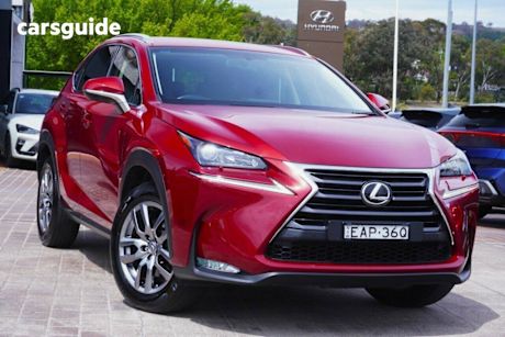 Red 2017 Lexus NX200T Wagon Luxury (Fwd)