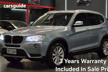 Turquoise 2011 BMW X3 Wagon Xdrive 30D