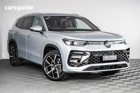 Silver 2025 Volkswagen Tayron Wagon 195Tsi R-Line 4Motion