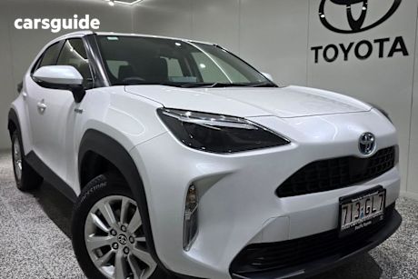 White 2023 Toyota Yaris Cross Wagon Gx Hybrid