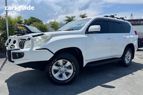 White 2013 Toyota Landcruiser Prado SUV GXL 4X4