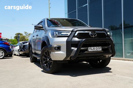 Silver 2022 Toyota Hilux Ute Tray 4X4