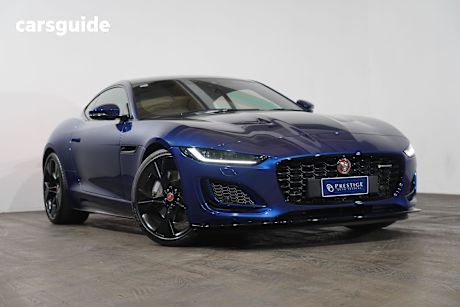 Blue 2020 Jaguar F-Type Coupe 2.0 R-Dynamic Rwd (221Kw)