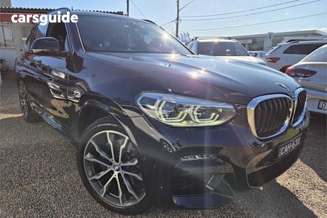 Blue 2020 BMW X3 Wagon Xdrive30I M Sport