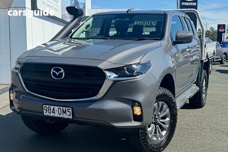 Grey 2020 Mazda BT-50 Dual Cab Chassis Xt (4X4)