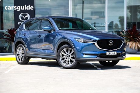 Blue 2019 Mazda CX-5 Wagon Akera (4X4)
