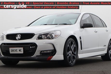 White 2017 Holden Commodore Sedan Ss-V Redline
