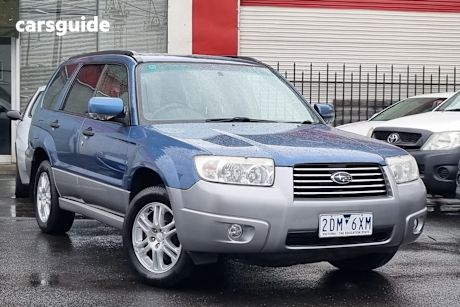 Blue 2007 Subaru Forester Wagon Xs Luxury